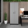 Armário Escritório Extra Alto 80cm X 210cm 2 Portas Chave F5 - 1