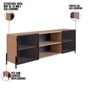 Ver imagem 6 de Rack New Hanover e Preto 180 cm - D’Rossi