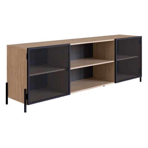 Rack New Hanover e Preto 180 cm - D’Rossi