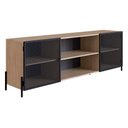 Ver imagem 1 de Rack New Hanover e Preto 180 cm - D’Rossi