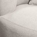 Ver imagem 6 de Poltrona Orgânica Curva Grecia com Pés Metal Linho Bouclê Bege Sofa Store
