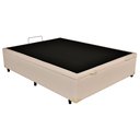 Ver imagem 2 de Cama Box Baú Viúva Corino Bege 120x188x42
