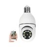 Câmera Segurança Giratória IP Wireless Sem Fio Wi-Fi Bocal E27 Visão Noturna LED Infravermelho - 3