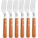 Ver imagem 1 de Jogo de Talheres 12 Peças Tramontina Churrasco 22399063 Madeira Natural