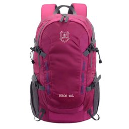 Mochila Viagem Caminhada Trekking Acampamento Resistente 40L:Rosa Fúcsia - 3