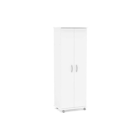 Armário Multiuso Lavanderia Limeira 169 C- 2 Portas Branco - Politorno