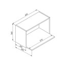 Ver imagem 4 de Nicho Aéreo de Cozinha para Micro-Ondas 60cm Branco - Art In Móveis