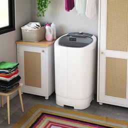 Tanquinho de Lavar Roupa Mueller 20 Kg Semiautomático Mlt20b Branco 220v - 2