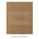 Ver imagem 5 de Painel Ripado para TV 75 Polegadas Planejado 200x250cm Aruá CabeCasa MadeiraOriginals Marrom/Jatobá
