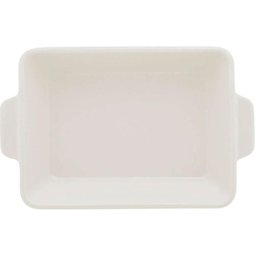 Kit 3 Travessas de Porcelana Branca 23,5x15cm Refratários Co - 3