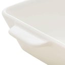 Ver imagem 6 de Kit 3 Travessas de Porcelana Branca 23,5x15cm Refratários Co