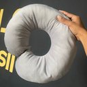 Ver imagem 2 de Kit Almofadas 2/5 Veludo Cinza Claro - In9 Decor