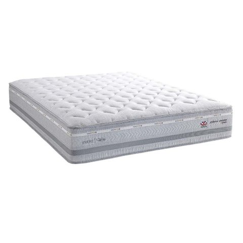 Colchão King Herval de Mola Maxspring C1662 Size 193x203x33 