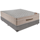 Ver imagem 1 de Cama Box e Colchão Airtech Springpocket Molas Ensacadas Casal Ortobom: Cinza