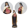 Santa Terezinha em Resina Premium com Aureola 30 Cm - 2