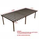 Ver imagem 2 de Kit Policarbonato Cristal 4mm 12,00m X 6,00m - Perfis Naturais