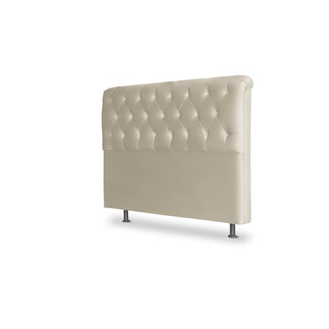 Cabeceira De Cama Box Emilia King 195cm X 118cm Suede Bege Mz Decor