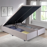 Cama Box Baú Queen 158x198x42cm Suede com Pistão a Gás - 1