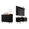 Conjunto Rack com Painel para TV até 50 Polegadas e Aparador Móveis Bechara - 2