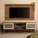 Ver imagem 1 de Rack com Painel com Suporte para TV até 60 Polegadas 153CMX180CM