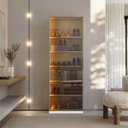 Ver imagem 2 de Sapateira Divino Good em MDF 66x187cm com Porta Reflecta com LED Branco 1232