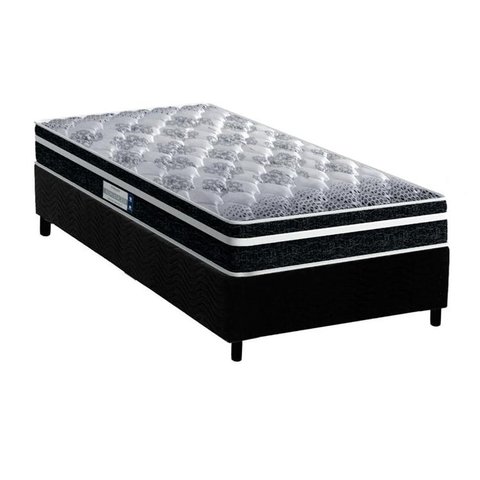 Cama Box Solteiro: Colchão Ortopédico Probel D33/EP Anatômico Advanced Tech1500 Plus + Base CRC Sued