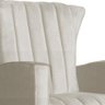 Kit Poltrona Amamentação Balanço + Puff Suede Bege - Belliv Decor - 4
