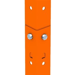 Estante Armário de Aço 6 Bandejas 90cm Laranja Suporta 180kg - 2