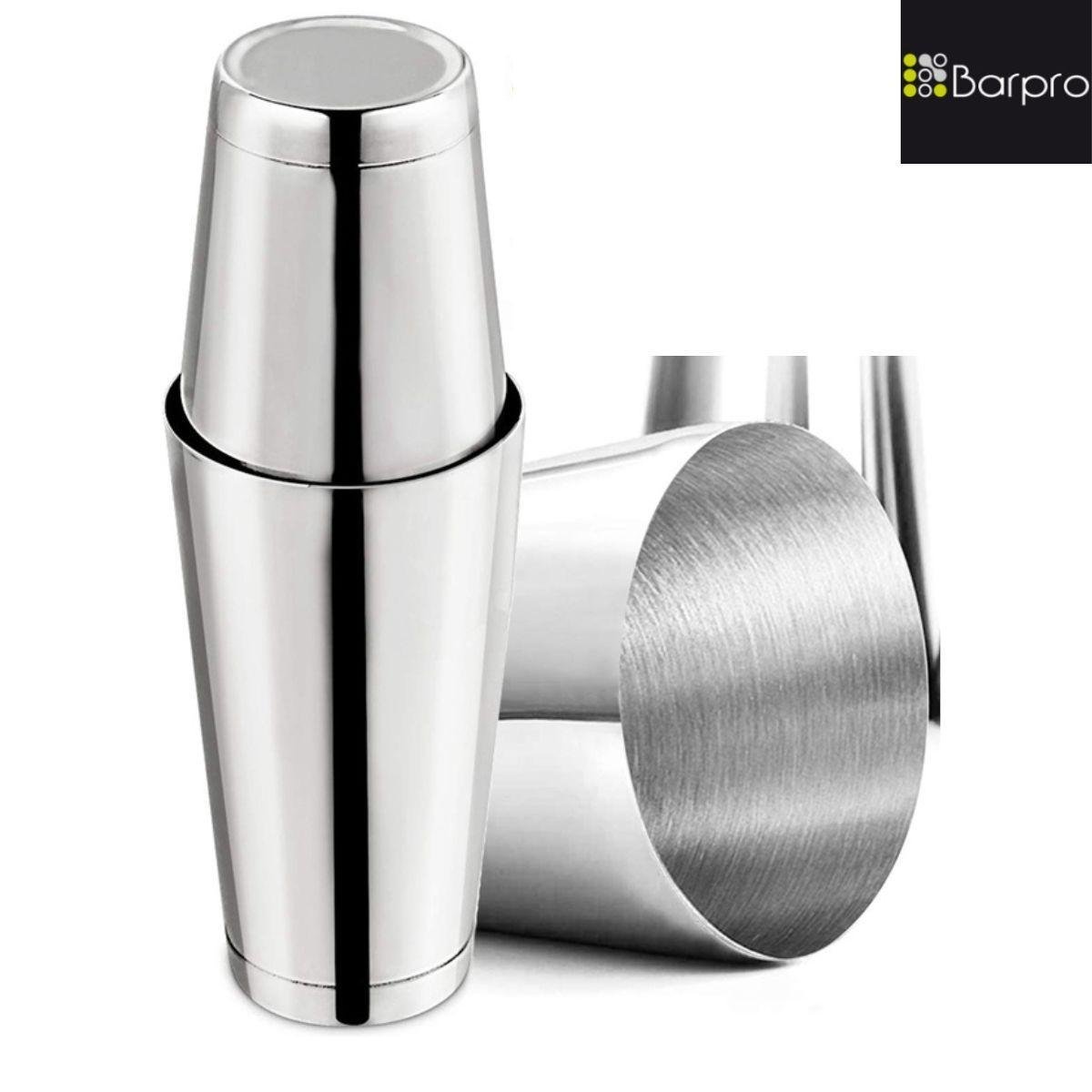 3 Coqueteleiras Barpro Profissional Boston Inox Coquetel Pro - 3