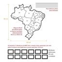 Ver imagem 2 de Mapa do Brasil com Moldura - ML
