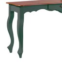 Ver imagem 3 de Aparador de Sala 116cm com Pés Luis XV e 1 Gaveta 70810 Linz Móveis - Verde Musgo/Imbuia