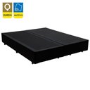 Ver imagem 2 de Cama Box Queen Bipartido Sintético Mega Cama Preto