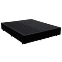 Ver imagem 1 de Cama Box Queen Bipartido Sintético Mega Cama Preto