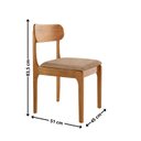 Ver imagem 4 de Conjunto de Mesa de Jantar Vitoria Tampo Laminado 120cm Barril 4 Cadeiras Bellini