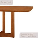 Ver imagem 7 de Conjunto de Mesa de Jantar Vitoria Tampo Laminado 120cm Barril 4 Cadeiras Bellini