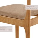 Ver imagem 5 de Conjunto de Mesa de Jantar Vitoria Tampo Laminado 120cm Barril 4 Cadeiras Bellini