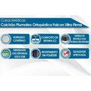 Ver imagem 3 de Colchão Queen Espuma D28 - Ag 65 Falcon Ultra Firme Euro Pillow (158x198x24) - Plumatex