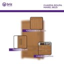 Ver imagem 5 de Guarda Roupa 2 Portas de Correr e 4 Gavetas Marel Be25 Cinamomo Off White - Henn - Briz