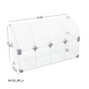 Ver imagem 5 de Baleiro Branco de Vidro Raio - 0,50 X 0,30 X 0,15m