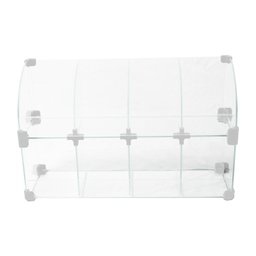 Baleiro Branco de Vidro Raio - 0,50 X 0,30 X 0,15m - 1