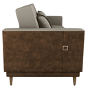 Ver mais imagens de Sofa Cama 2 Lugares 203 Cm Esther Veludo Corino Marrom Whisk Milani Store
