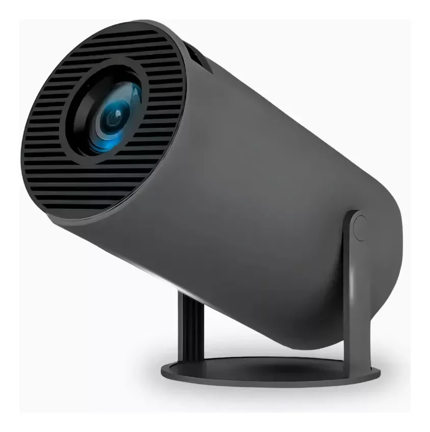 Plug Mini Projetor 4k 1080p Portatil Wifi Full Hd Hy300 Cor Preto