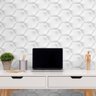 Papel de Parede Hexágono 3d 2 Arte Destaque 2 Metros - 1