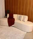 Ver imagem 7 de Sofá Orgânico Módulo Curvo Savana Boucle Bege - Montanaris Decor