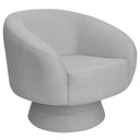 Ver imagem 6 de Poltrona Decorativa Liz Giratória Bouclé Cinza Claro - Nexta Casa