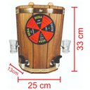 Ver imagem 5 de Pingometro Duplo Adega Rústica Gira Roleta Shot Decor