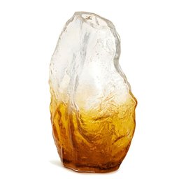 Vaso Decorativo em Vidro Âmbar 26cm 18288 Mart - 1