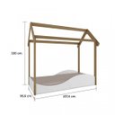 Ver imagem 4 de Quarto Infantil com Cama Montesoriana, Cômoda, Prateleira e Nichos 