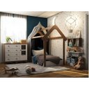 Ver imagem 1 de Quarto Infantil com Cama Montesoriana, Cômoda, Prateleira e Nichos 
