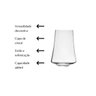Copo de Cristal para Água 400ml Haus Cada - 3